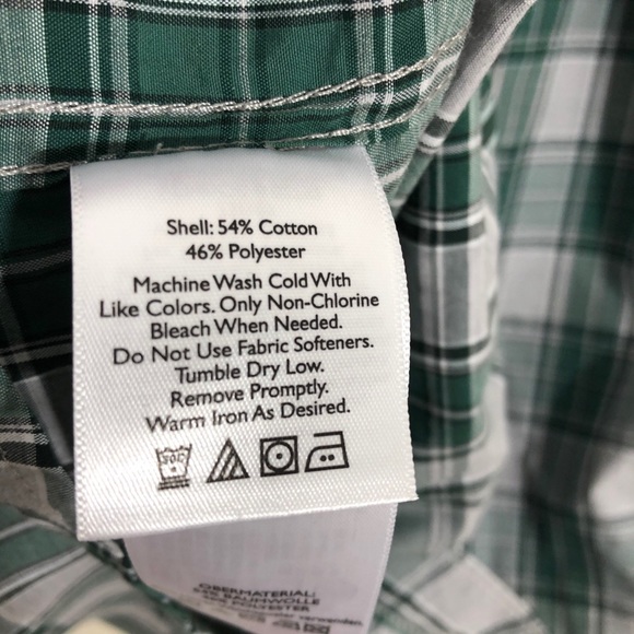 Eddie Bauer button down. Plaid classic fit TXL - Picture 7 of 12